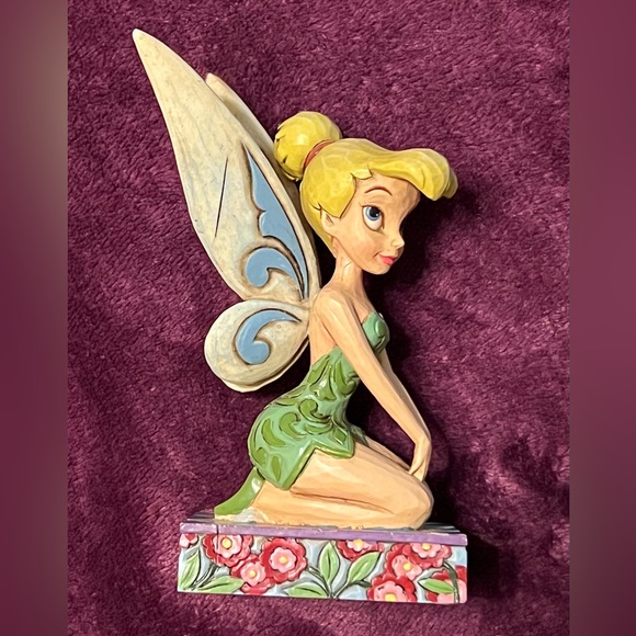 SOLD! Disney Showcase Traditions Jim Shore Enesco  Fairy Tinker Bell Figurine - Picture 2 of 16